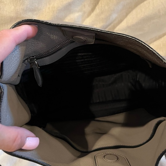 Gently used Prada hobo bag in clay color - Picture 6 of 7